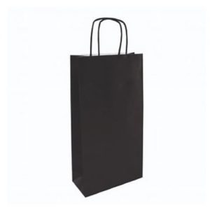 saco papel preto 1 garrafa